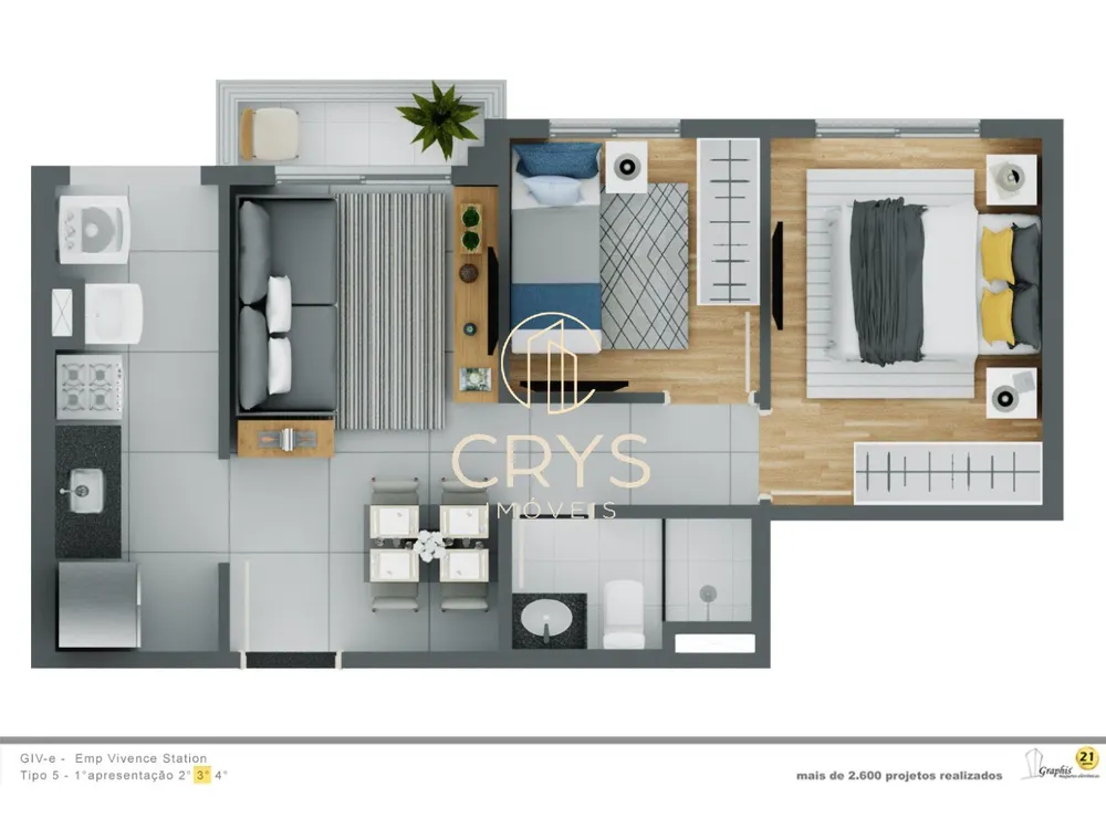 Apartamento, 1 quarto, 28 m² - Foto 15