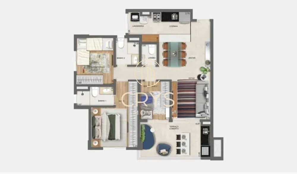 Apartamento, 3 quartos, 85 m² - Foto 12