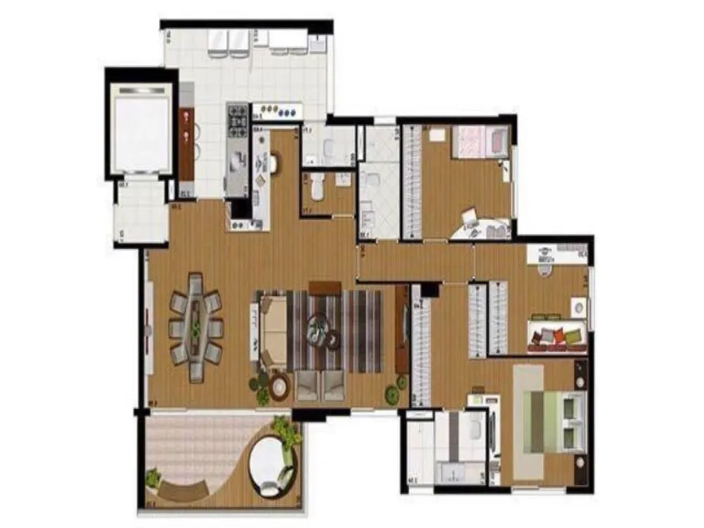 Apartamento, 3 quartos, 132 m² - Foto 5