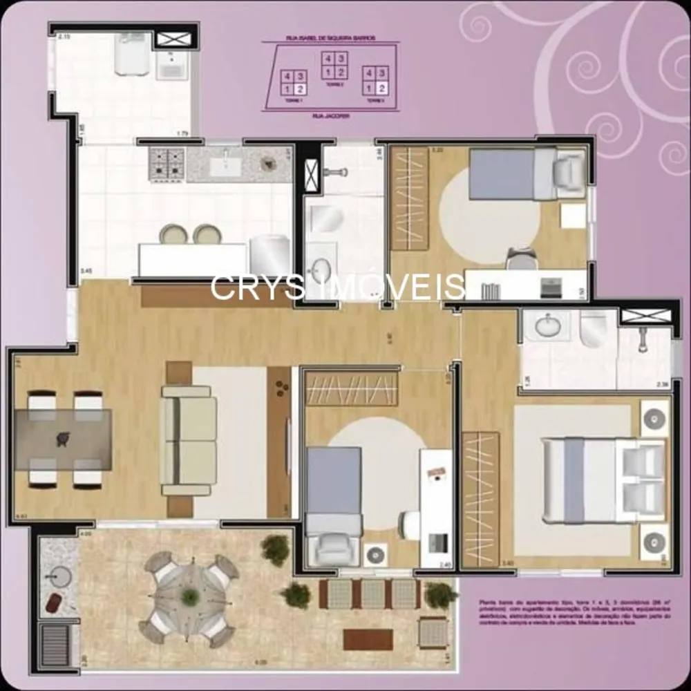 Apartamento, 3 quartos, 86 m² - Foto 5