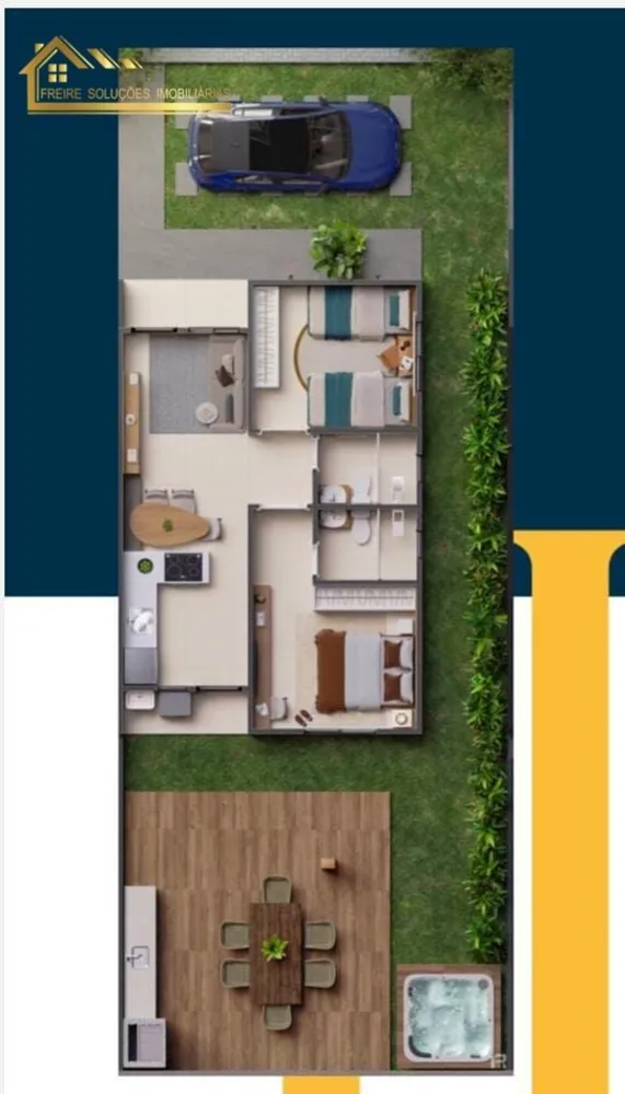 Casa, 2 quartos, 50 m² - Foto 7