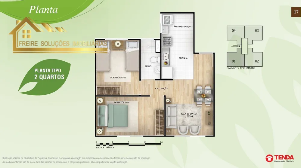 Apartamento, 2 quartos, 47 m² - Foto 12