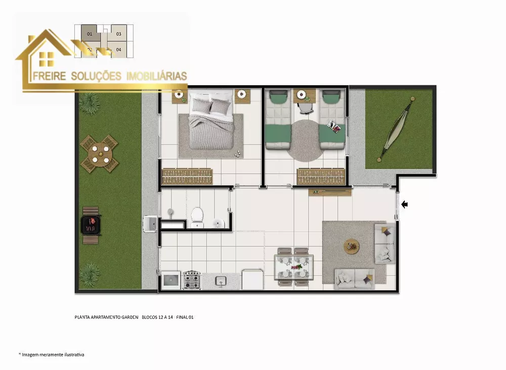 Apartamento, 2 quartos, 43 m² - Foto 12
