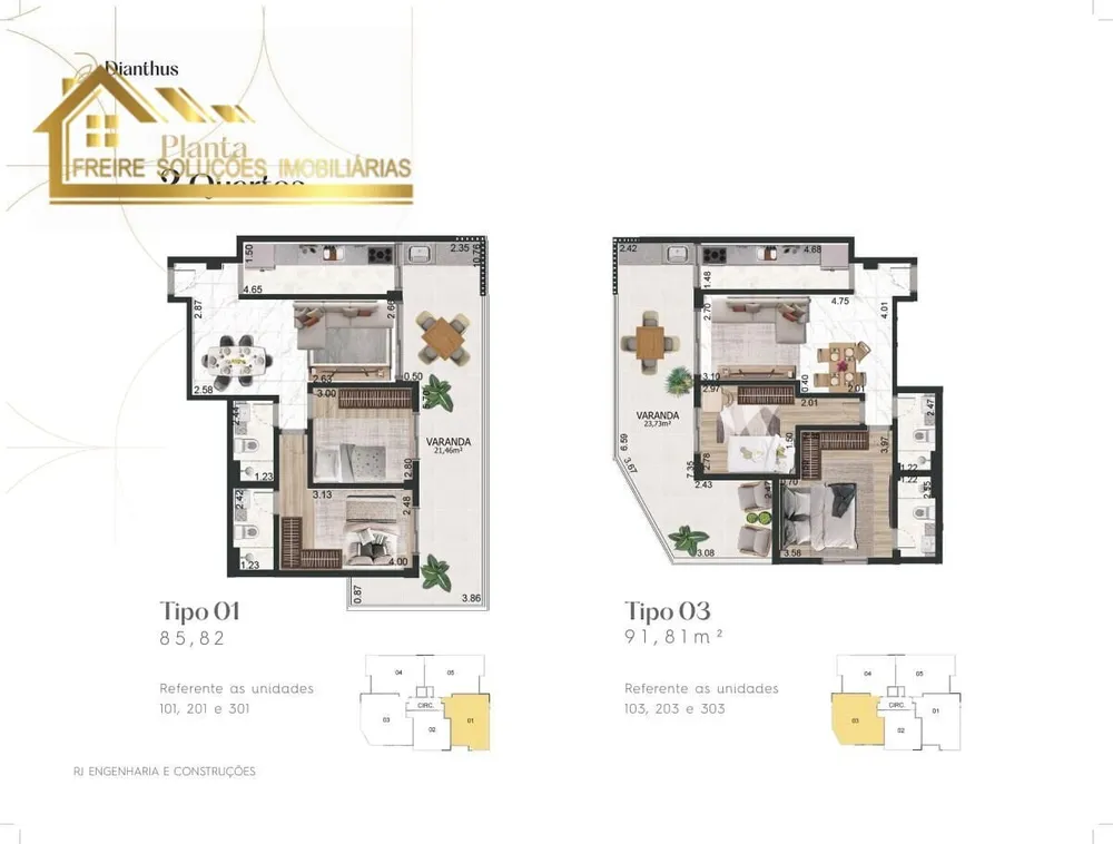 Apartamento, 2 quartos, 85 m² - Foto 49
