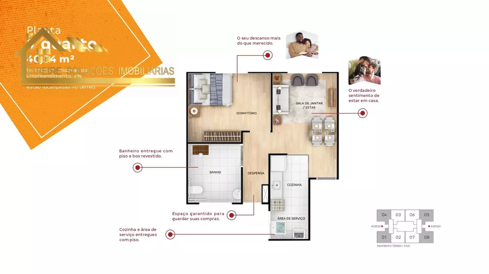 Apartamento, 2 quartos, 40 m² - Foto 12