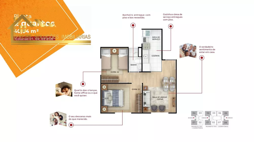Apartamento, 2 quartos, 40 m² - Foto 15