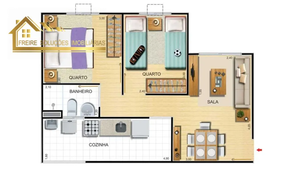 Apartamento, 2 quartos, 38 m² - Foto 28