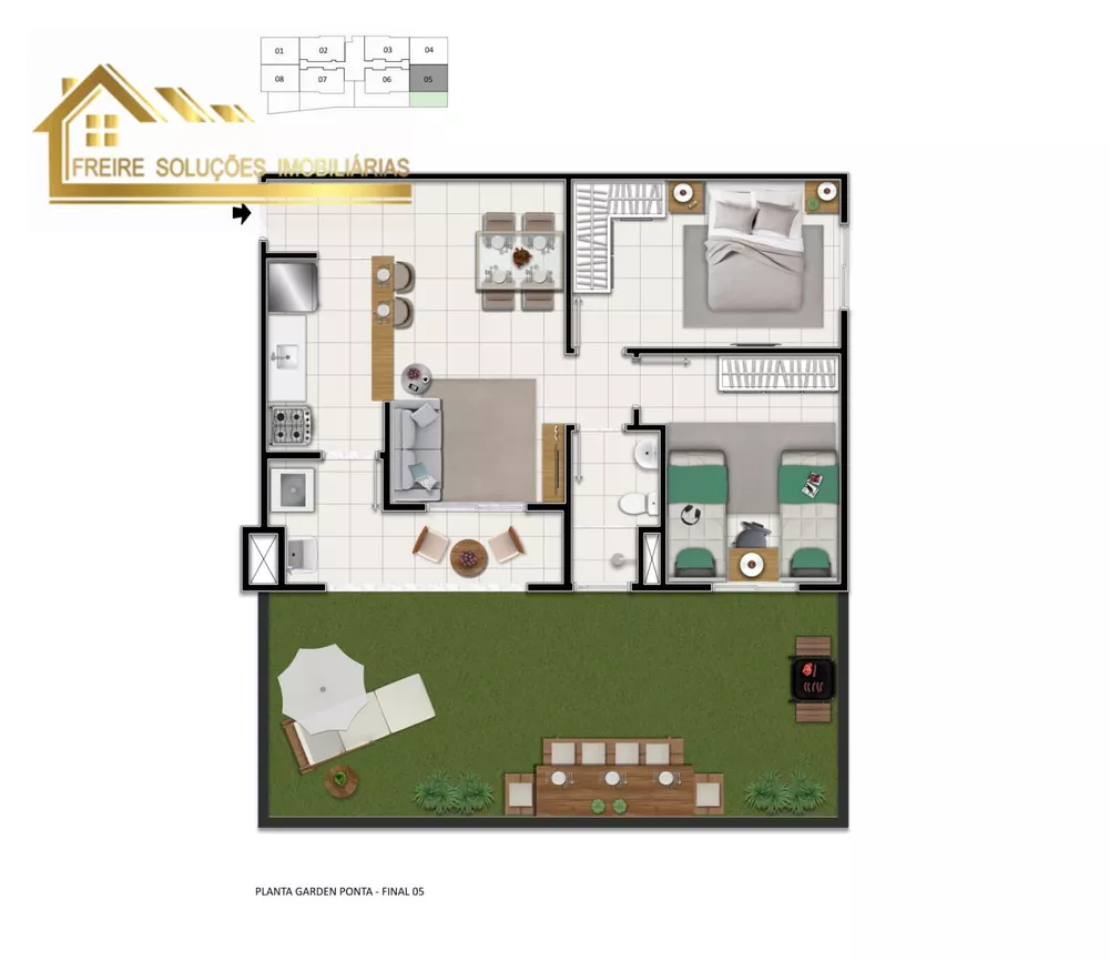 Apartamento, 1 quarto - Foto 10