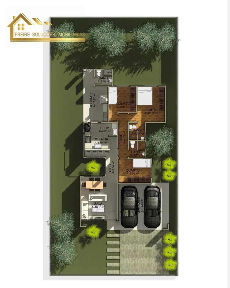 Casa, 3 quartos, 394 m² - Foto 12