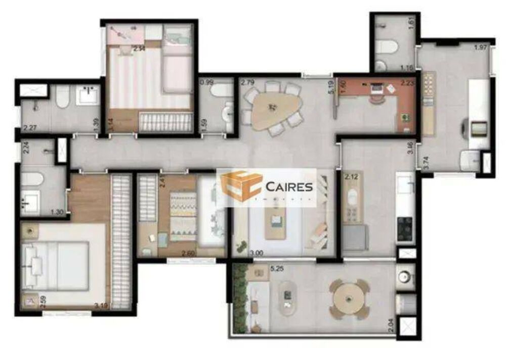 Apartamento, 3 quartos, 97 m² - Foto 7