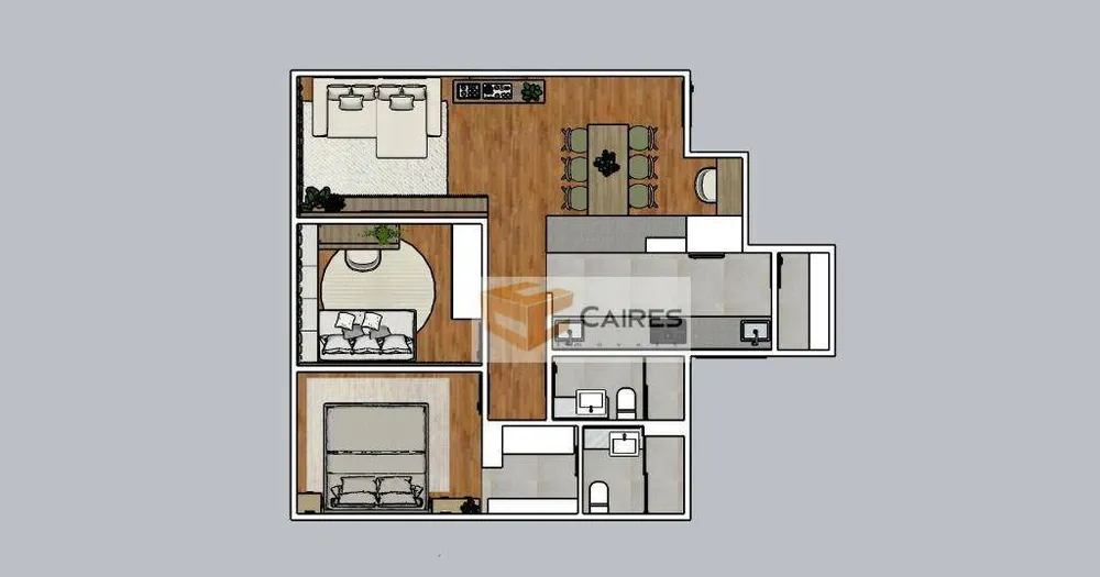 Apartamento, 2 quartos, 80 m² - Foto 1