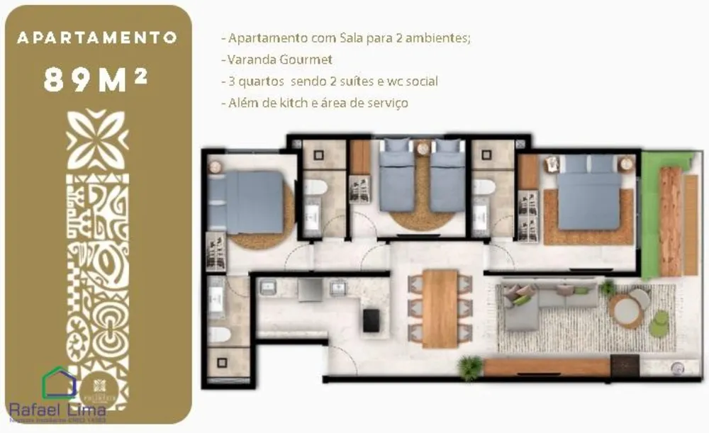 Apartamento, 3 quartos - Foto 5