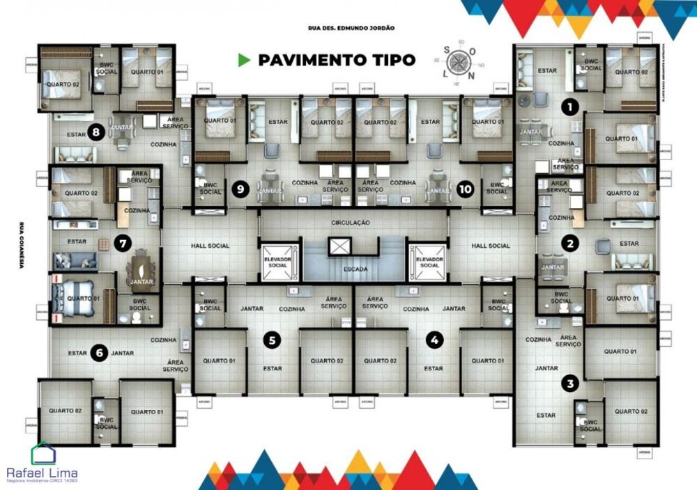 Apartamento, 2 quartos, 40 m² - Foto 2