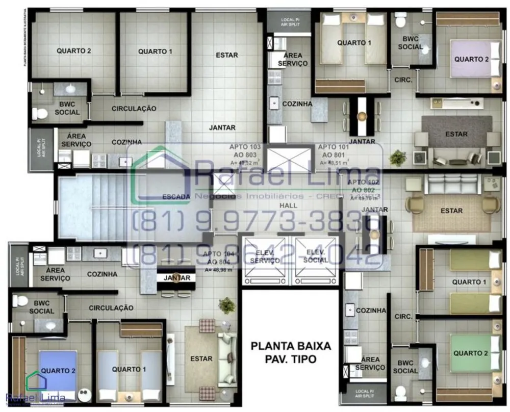 Apartamento, 2 quartos, 49 m² - Foto 5