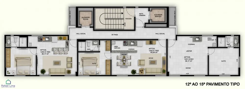 Apartamento, 1 quarto, 40 m² - Foto 5