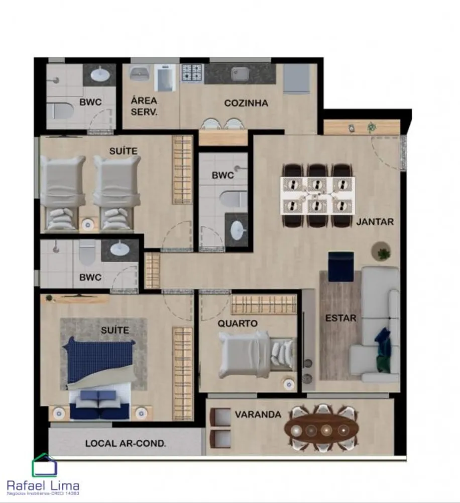 Apartamento, 1 quarto, 40 m² - Foto 11