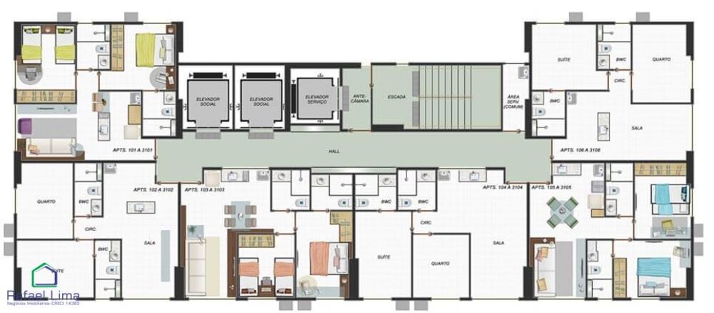 Apartamento, 2 quartos, 43 m² - Foto 10