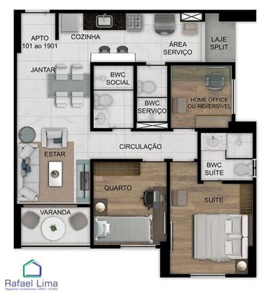 Apartamento, 60 m² - Foto 13