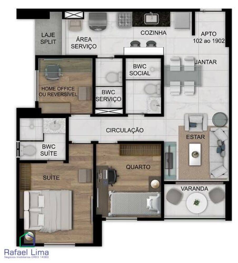 Apartamento, 60 m² - Foto 12
