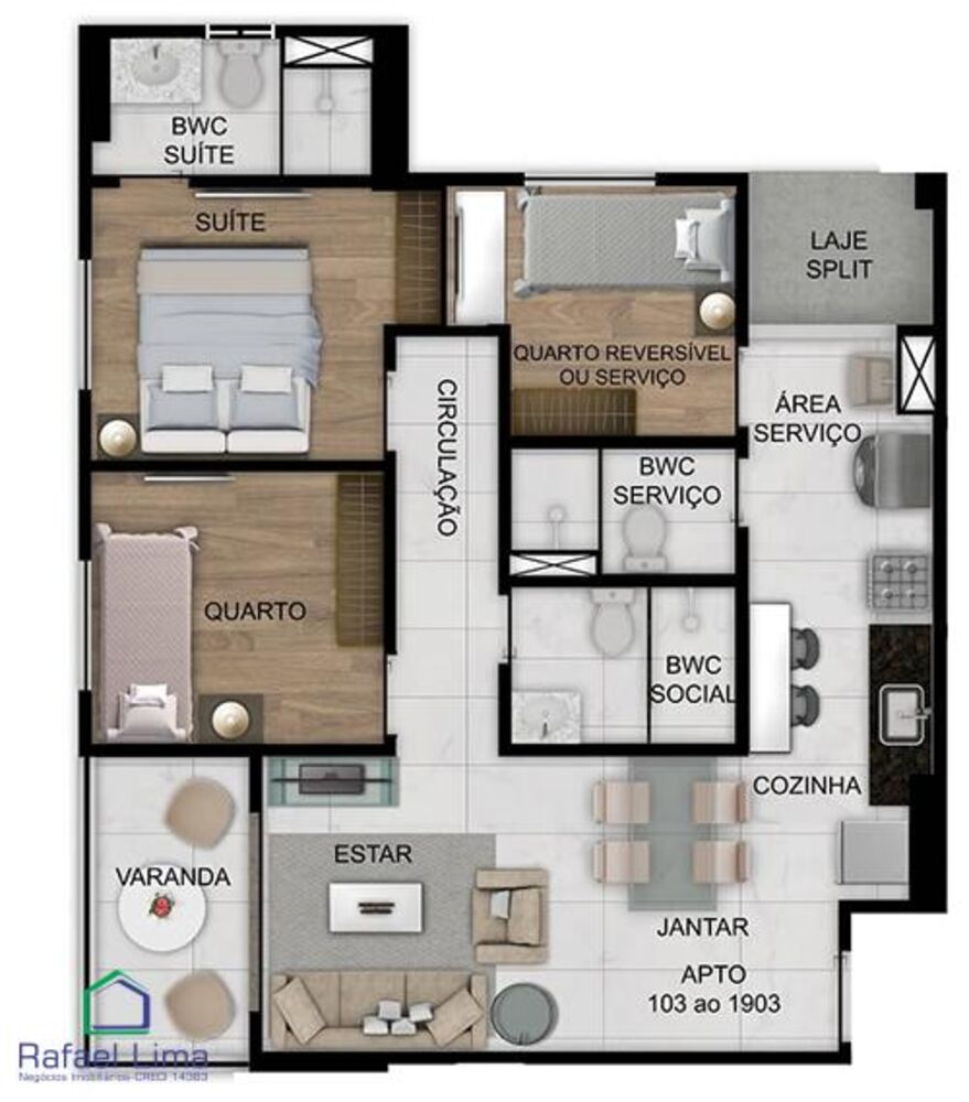Apartamento, 60 m² - Foto 10