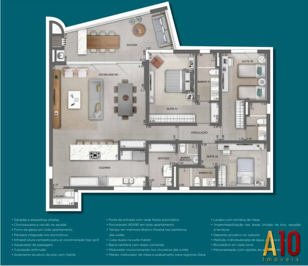 Apartamento, 3 quartos, 268 m² - Foto 16