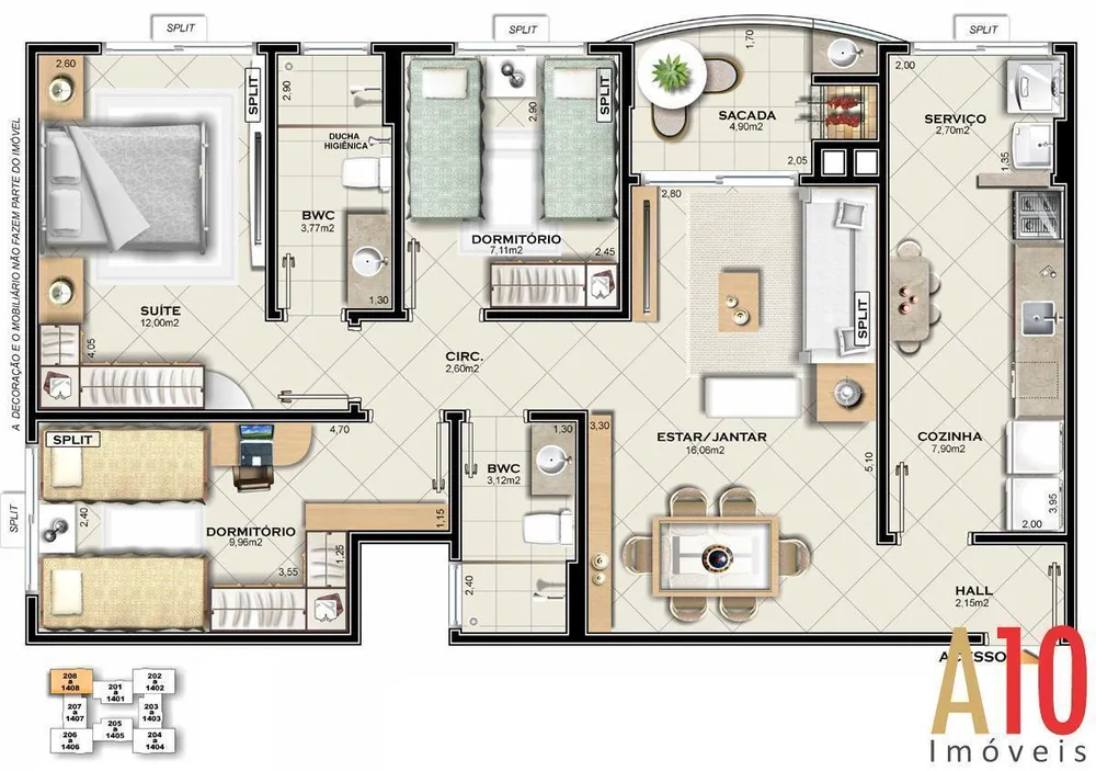 Apartamento, 3 quartos, 82 m² - Foto 20