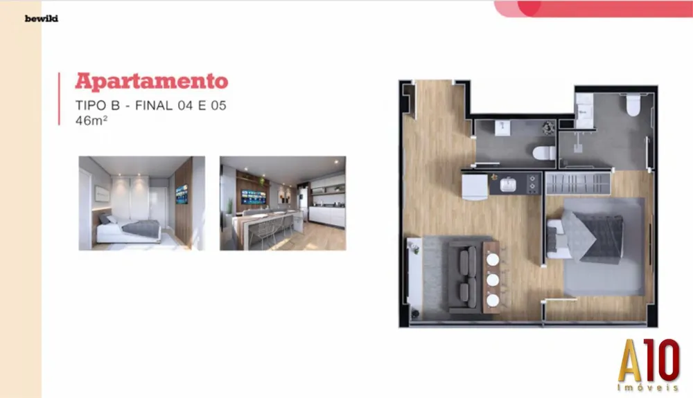 Apartamento, 1 quarto, 42 m² - Foto 19
