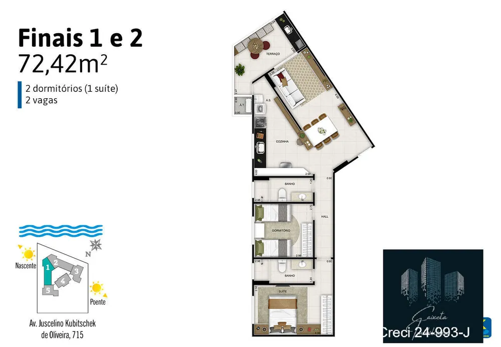 Apartamento, 2 quartos, 72 m² - Foto 16