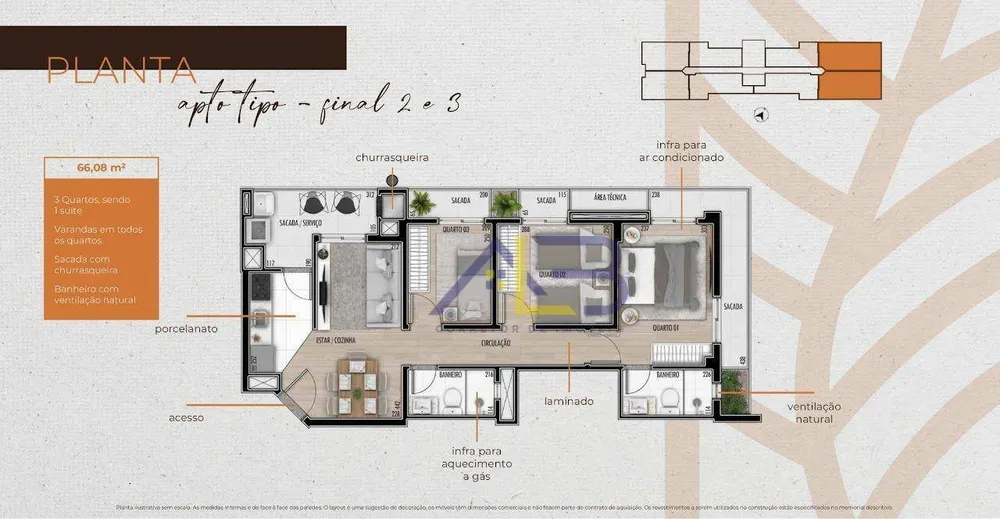 Apartamento, 1 quarto, 33 m² - Foto 16