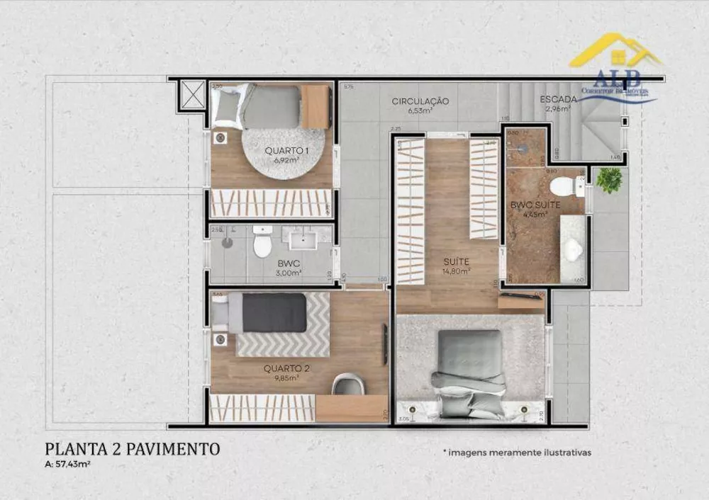 Sobrado, 3 quartos, 125 m² - Foto 7