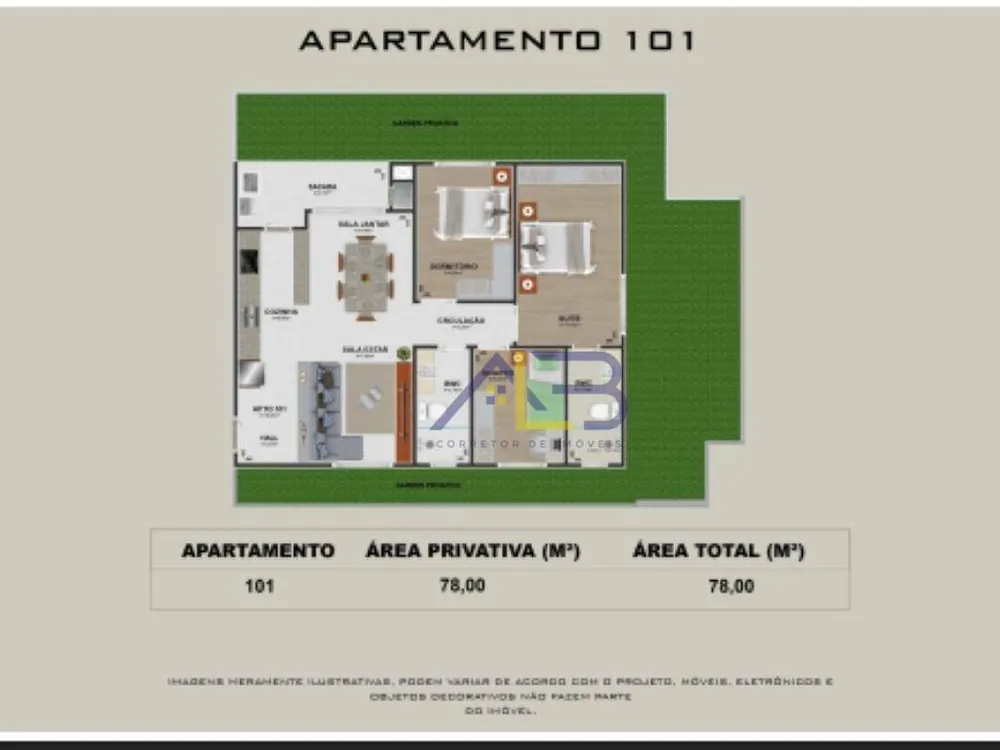 Apartamento, 2 quartos, 70 m² - Foto 3