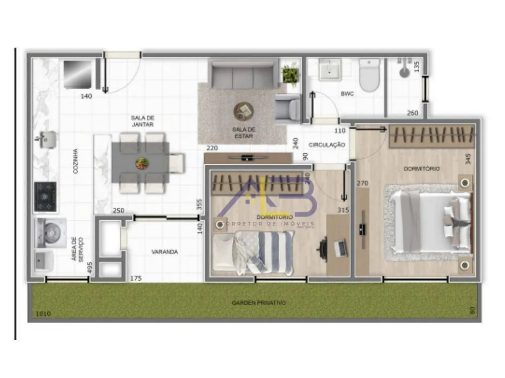 Apartamento, 2 quartos, 52 m² - Foto 5