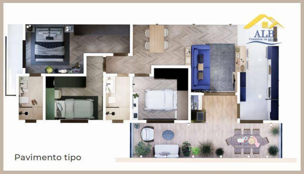Apartamento à venda com 3 quartos, 79m² - Foto 4