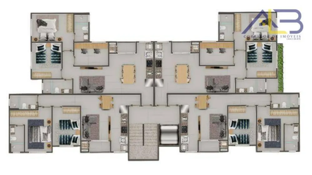 Apartamento, 2 quartos, 56 m² - Foto 3