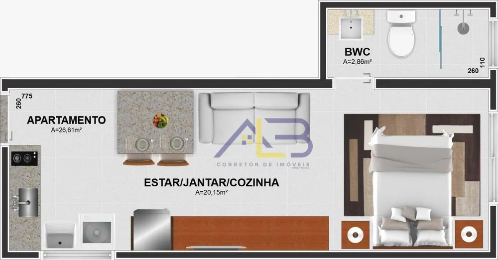 Apartamento, 2 quartos, 55 m² - Foto 12