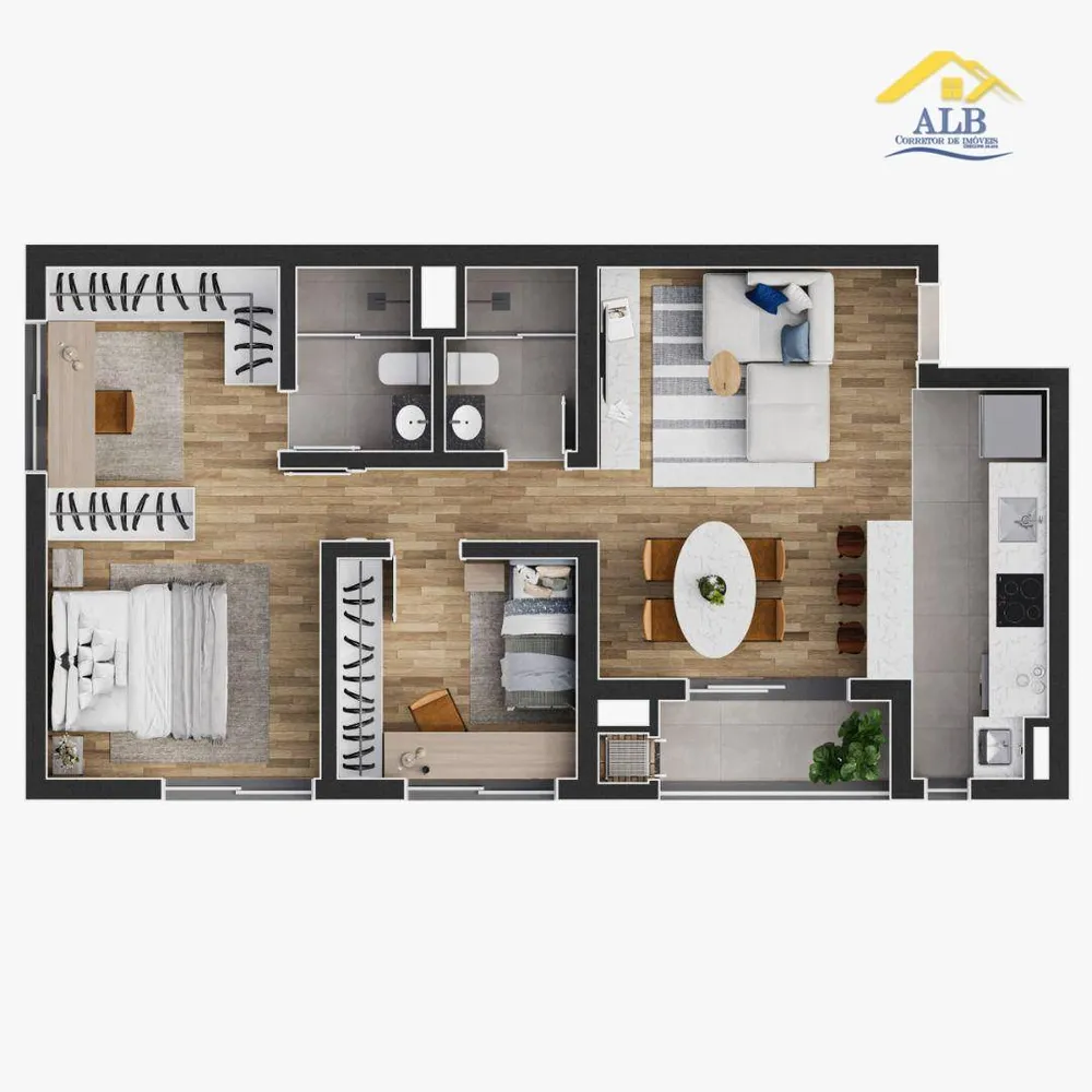 Apartamento, 3 quartos, 66 m² - Foto 16