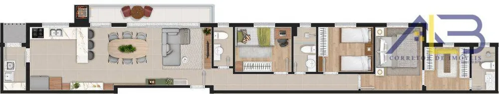 Apartamento, 3 quartos, 104 m² - Foto 6