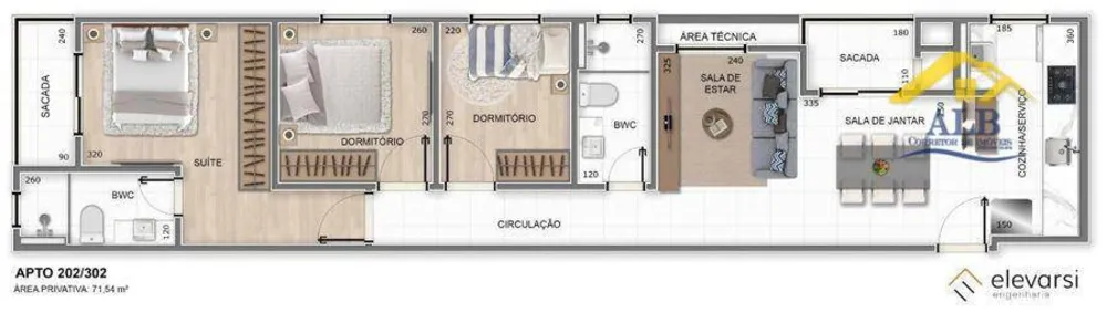 Apartamento, 3 quartos, 71 m² - Foto 7