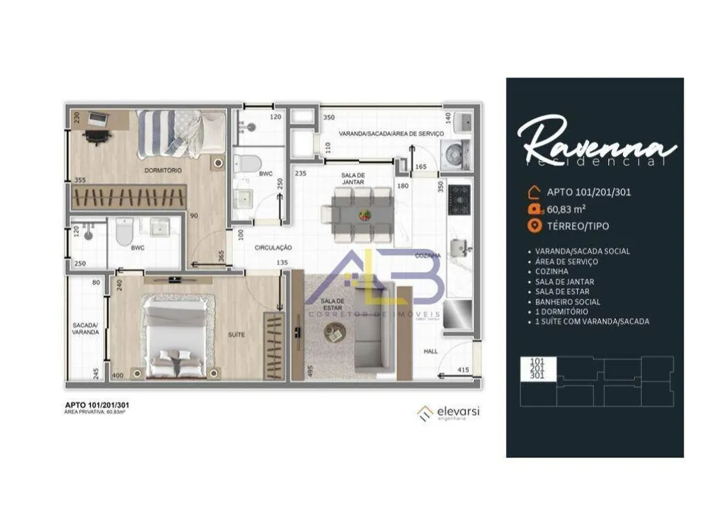 Apartamento, 2 quartos, 50 m² - Foto 5