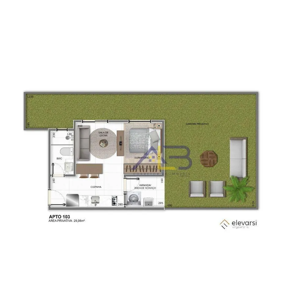 Kitnet-Studio, 29 m² - Foto 7