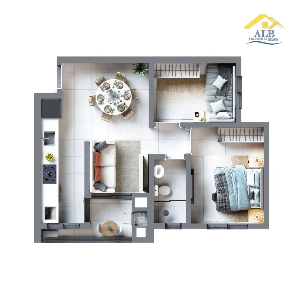 Apartamento, 2 quartos, 55 m² - Foto 5