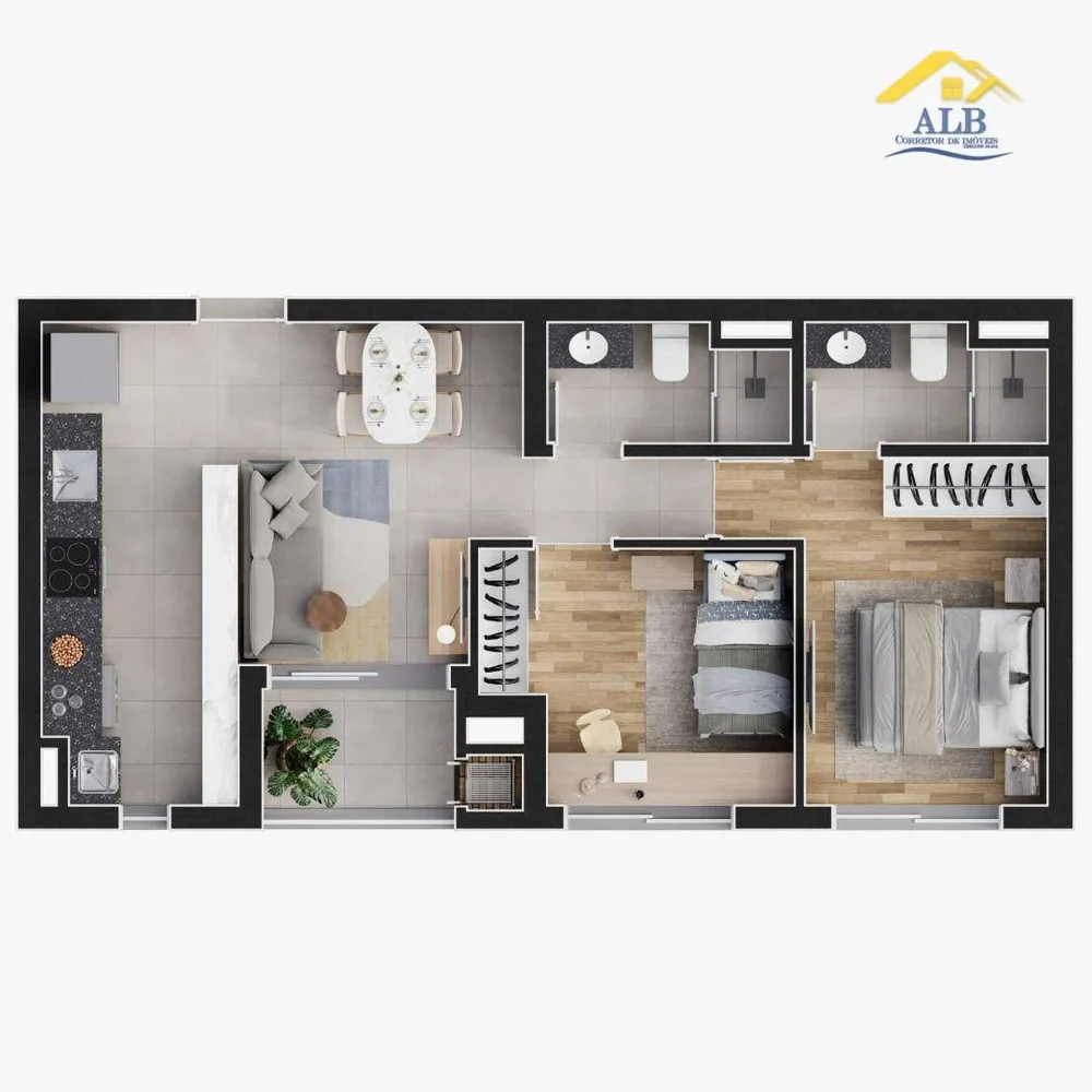 Apartamento, 2 quartos, 52 m² - Foto 16
