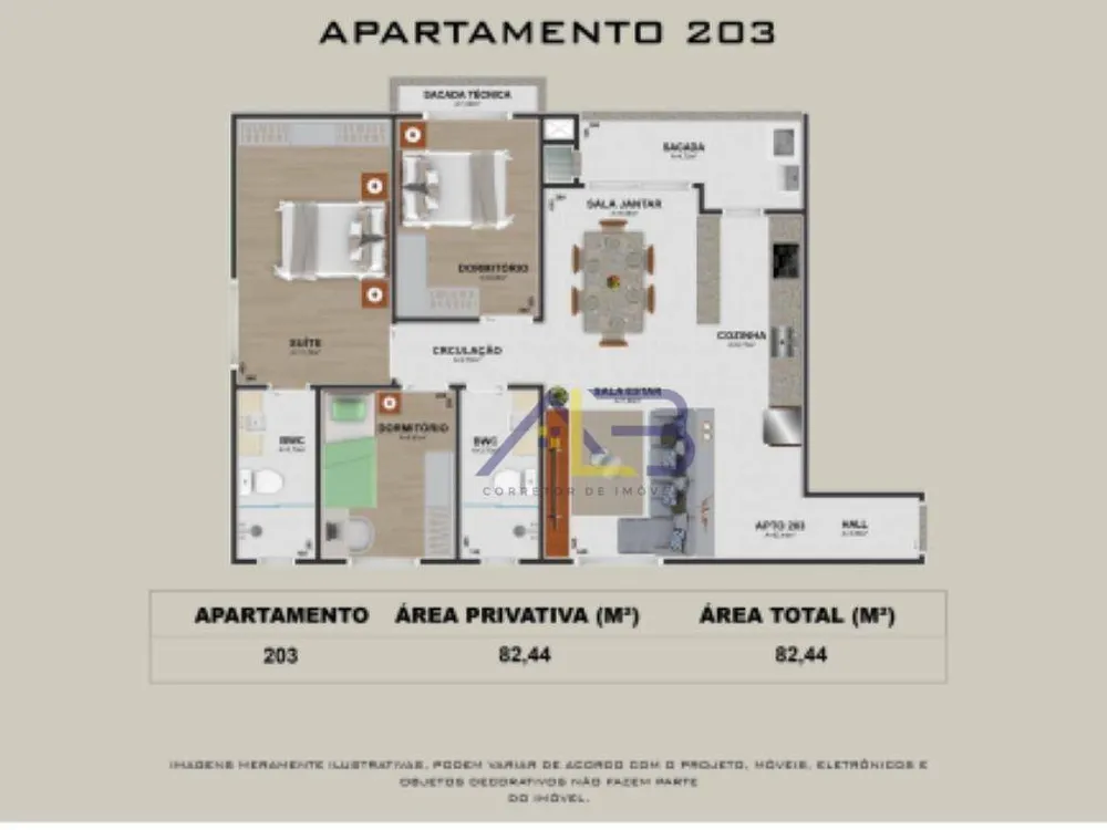 Apartamento, 3 quartos, 84 m² - Foto 5