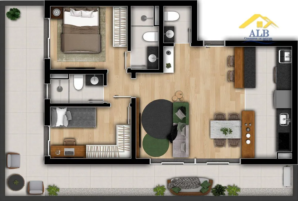 Apartamento, 1 quarto, 30 m² - Foto 14