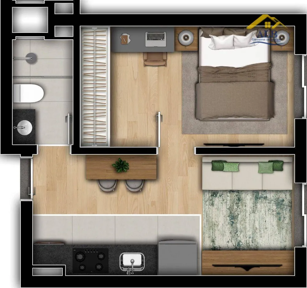 Apartamento, 1 quarto, 30 m² - Foto 10