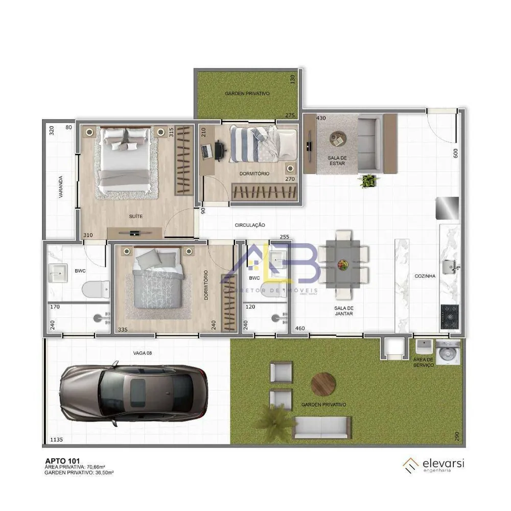 Apartamento, 3 quartos, 70 m² - Foto 5