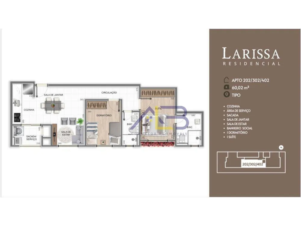 Apartamento, 3 quartos, 74 m² - Foto 8