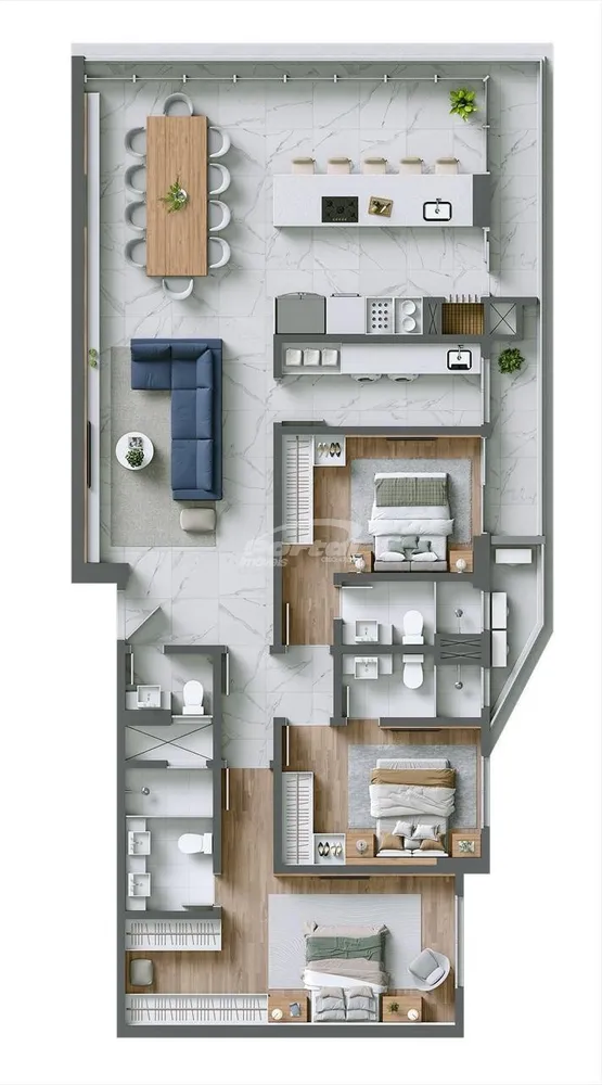 Apartamento, 2 quartos, 85 m² - Foto 6