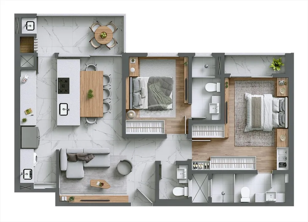 Apartamento, 2 quartos, 85 m² - Foto 7