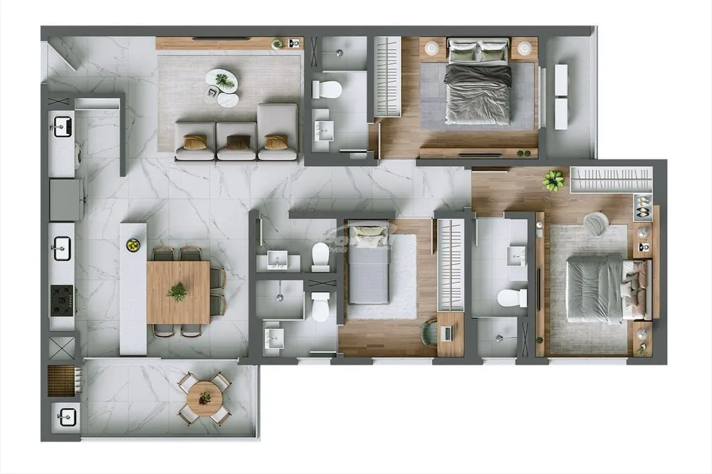Apartamento, 2 quartos, 85 m² - Foto 8